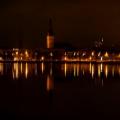 Rigaer Bruecken bei Nacht (100_0328.JPG) Riga Lettland Baltikum